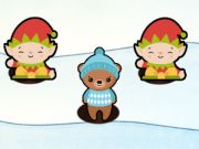 Игра Дядо Коледа удря къртица  онлайн