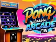 Игра Класическа аркадна игра Pong!  онлайн