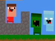 Игра Nubiks изграждат защита срещу зомбита  онлайн
