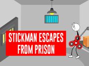 Игра Stickman избяга от затвора  онлайн
