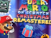 Игра Super Mario on Scratch Christmas Remastered онлайн