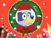 Игра Книжка за оцветяване: Син Дядо Коледа  онлайн