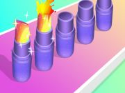 Игра Бягане за събиране на червило  онлайн