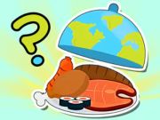 Игра Детски тест: Световни вкусове  онлайн