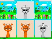 Игра Sprunki Card Match онлайн