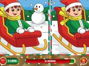 Игра Коледа Открийте разликите  онлайн