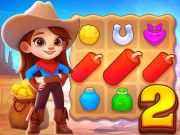 Игра Wild West Match 2: Gold Rush онлайн