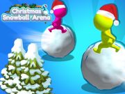 Игра Коледна арена на снежни топки  онлайн