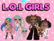 Игра Л. О. L OMG Girls Книжка за оцветяване  онлайн