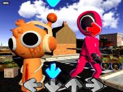Игра Танцова игра Squid Sprunki  онлайн