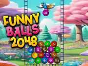 Игра Забавни топки 2048  онлайн