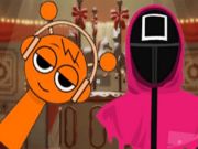 Игра Squid Sprunki Mingle Game 2 онлайн