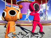 Игра Игра на калмари Sprunki FNF битка онлайн