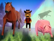 Игра Фермери срещу извънземни  онлайн