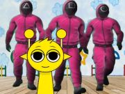 Игра Sprunki в Squid Game Chamber  онлайн