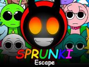 Игра Sprunki 3d бягство онлайн