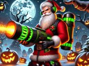 Игра Дядо Коледа срещу чудовища  онлайн
