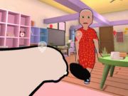 Игра Котка и баба: бягство  онлайн