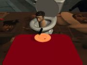 Игра Skibidi тоалетни калмари с пчелна пита  онлайн