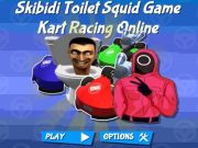 Игра Skibidi тоалетни калмари игри с карти за онлайн състезания онлайн  онлайн
