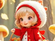 Игра Пъзел на мозайката: Малка червена качулка за езда  онлайн