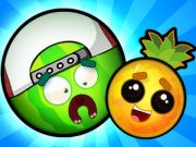 Игра Сливане на плодове 3D!  онлайн