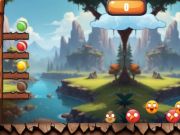 Игра Цветна топка стреля птица  онлайн