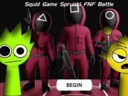 Игра Игра на калмари Sprunki FNF битка  онлайн