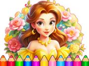 Игра Книга за оцветяване: Облекло за цветя  онлайн