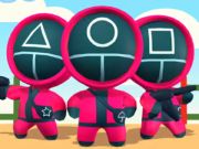 Игра Пъзел на мозайка: Игра на калмари  онлайн