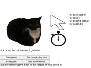 Игра Spinning Cat Clicker  онлайн