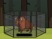 Игра Спасете бизона от клетката  онлайн