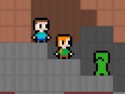 Игра McBros Pixelcraft  онлайн