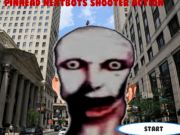 Игра Pinhead Nextbots Shooter Action  онлайн