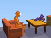 Игра Стрелецът с пистолет Ragdoll: Playground на Cannon Spinner  онлайн