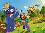 Игра Rainbow Friends Minecraft Скрити skibidi  онлайн