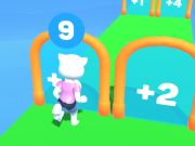 Игра Cat Angela бяга  онлайн
