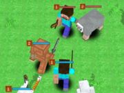 Игра Minecraft: Създайте чудовище и битка!  онлайн