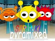 Игра Sprunki Pyramixed: Игра на калмари  онлайн