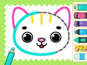 Игра Книга за оцветяване: Моята котка  онлайн