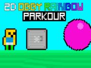 Игра 2d Obby Rainbow Parkour  онлайн