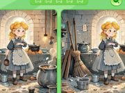 Игра Намерете разликите: Пепеляшка  онлайн