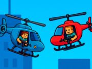 Игра Хеликоптер битка Стив 2 играч  онлайн