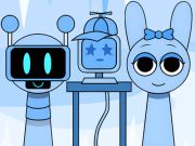 Игра Huggy Mix Sprunki Music Box  онлайн