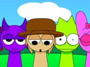 Игра Sprunki Pyramixed - завършени анимации  онлайн