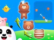Игра Сливане на животни: стрелец на балончета  онлайн