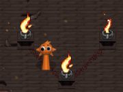 Игра Sprunki Torches лабиринт  онлайн