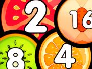 Игра Merge Balls Shooter 2048 Свържете плодовете  онлайн