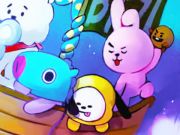 Игра Пъзел на мозайка: BT21 приятели  онлайн