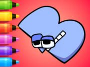 Игра Книга за оцветяване: Alphabet Lore B  онлайн